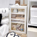 Bedside table for room, simple rental bedroom, household multi-layer bedside cabinet, plastic ins style creative storage rental house