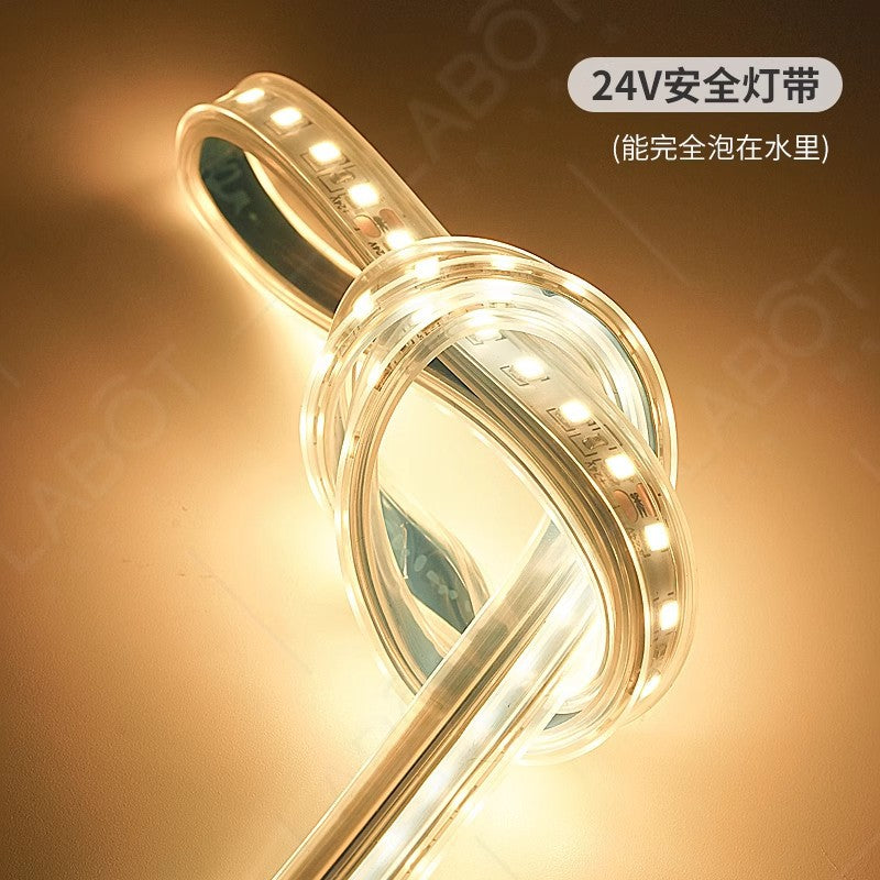 LED light with 12V/24V automotive led waterproof light with low voltage outdoor engineering sleeve light strip advertising light box