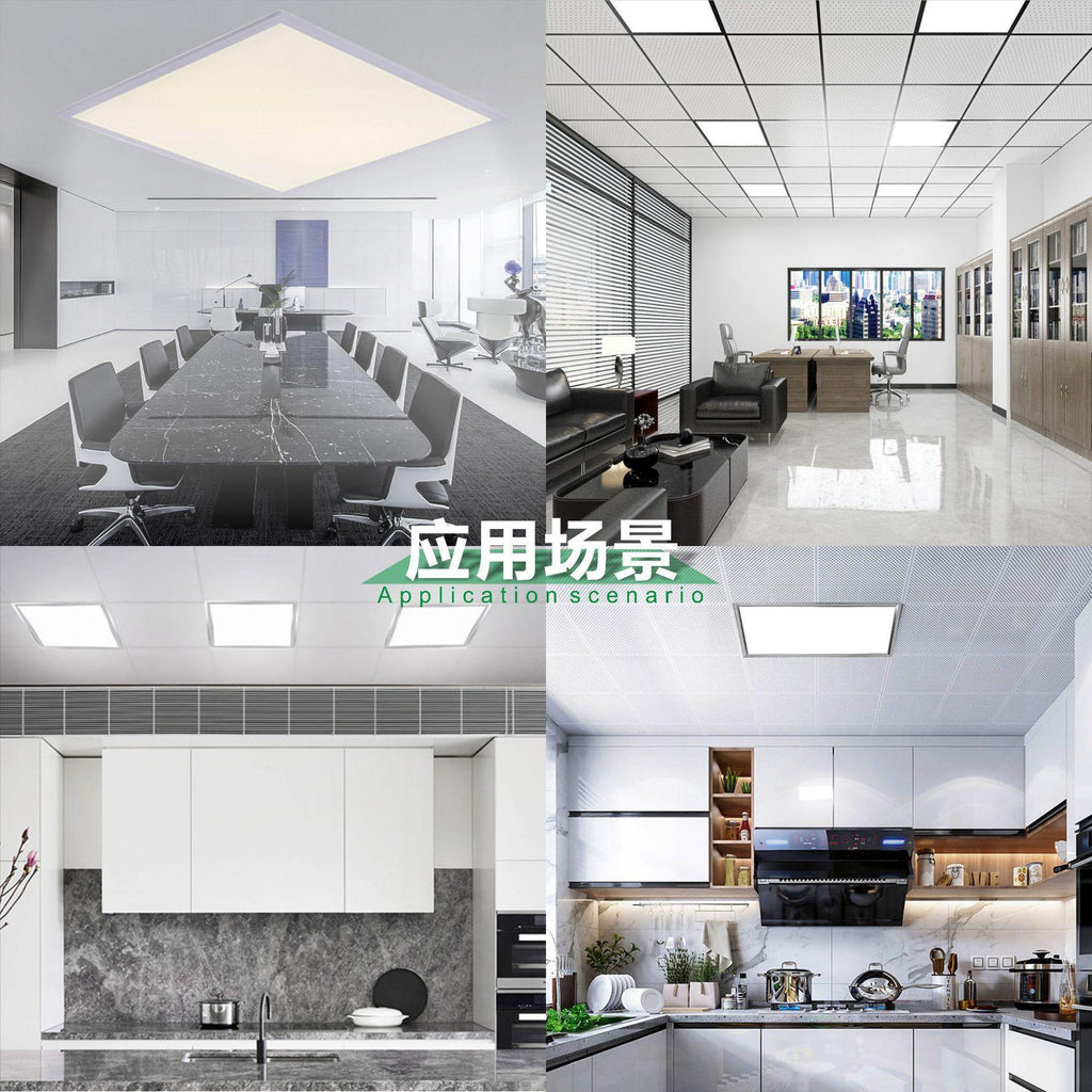 Manufacturer wholesale integrated ceiling light led lighting kitchen bathroom embedded office bathroom flat light commercial
