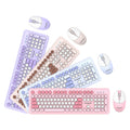 Viper wk200 wireless office keyboard and mouse suit silent and good-looking girls business typing keyboard 2.4g
