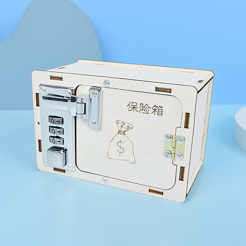 Safety box combination lock Technology small production Homemade creative DIY science small experiment Material package Manual work New