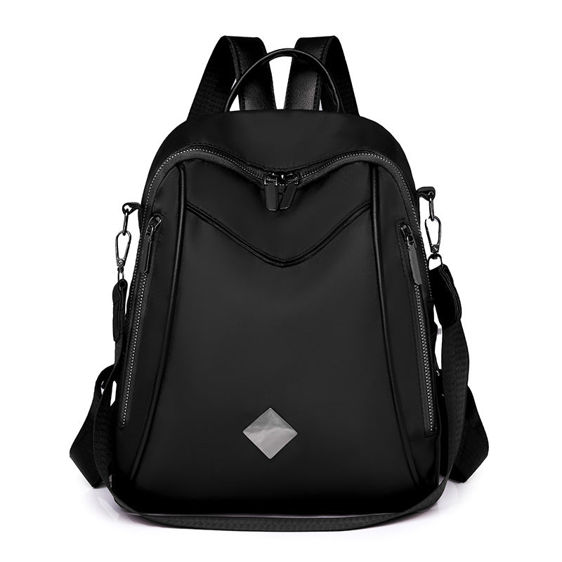 Backpack Women's Cross-border PU Soft Leather Textured Women's Backpack New Large Capacity Backpack Simple Travel Backpack