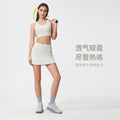New arrival outdoor sports tennis skirt fashion tape quick-drying fitness skirt yoga sports skirt women d25049