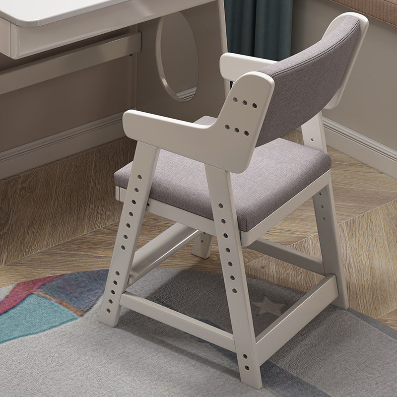 Solid wood dining chair for home desk chair oak study chair backrest stool modern casual restaurant ins style z-shaped chair