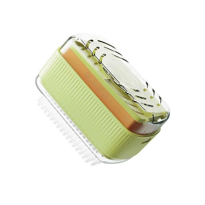 Creative soap dish, punch-free wall-mounted bathroom drain with cover, soap rack without water accumulation, handmade soap storage box