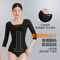 Post-liposuction body shaper - 5-bone corset bodysuit for waist and abdomen, upper body shaping, hip lift, and post-op recovery