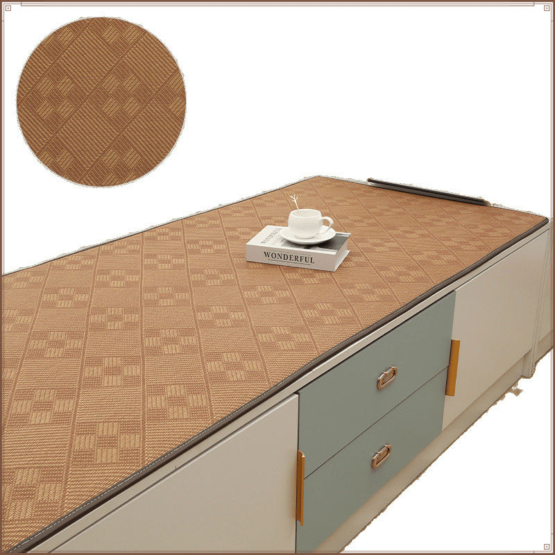 Summer bay window mat balcony mat rattan mat bay window mat living room window sill thickened tatami floor mat simple atmosphere