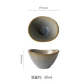 Japanese retro ceramic small dish restaurant for homestylish dipping sauce soy sauce dish hot pot snack seasoning dish vinegar dish