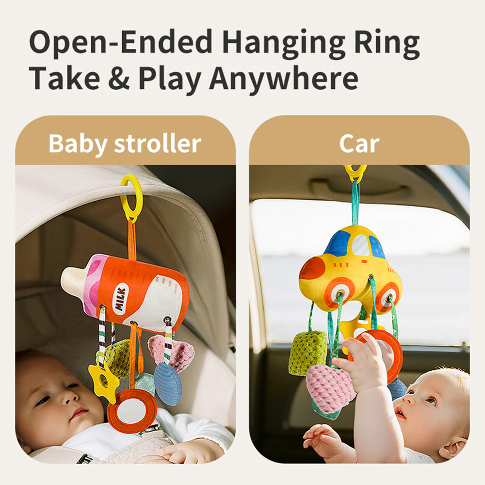bed bell baby toy crab pumping bed hanging rattle soothing hanging ornament stroller cartoon pendant