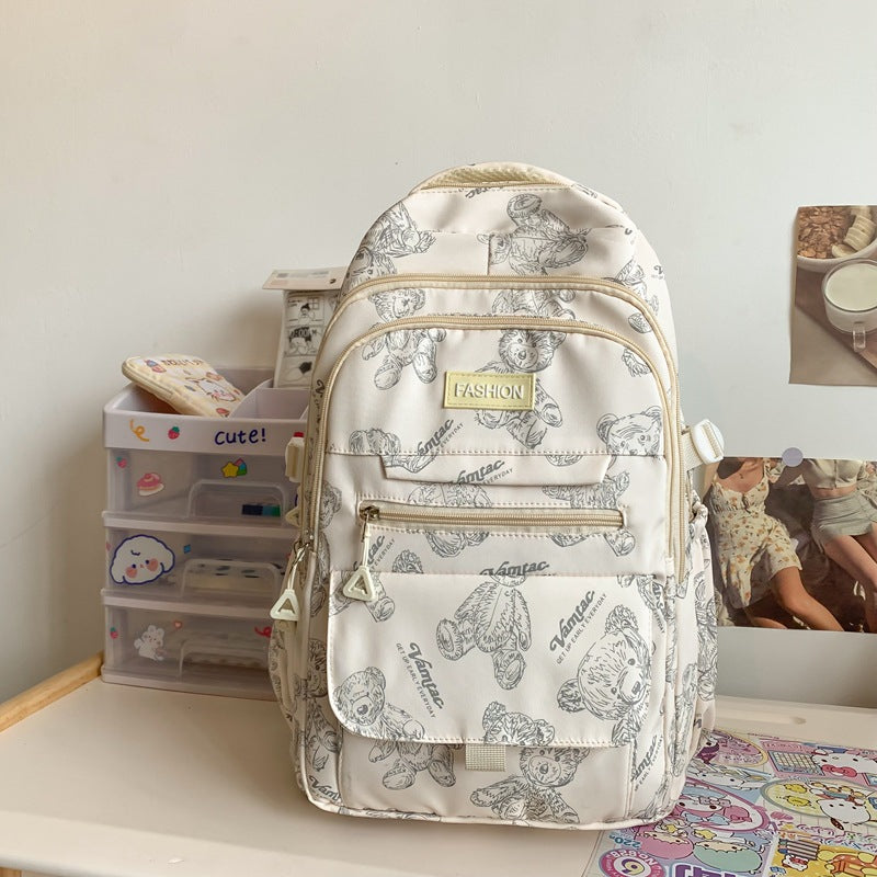 New high school students large-capacity student backpack schoolbag travel computer backpack business leisure backpack