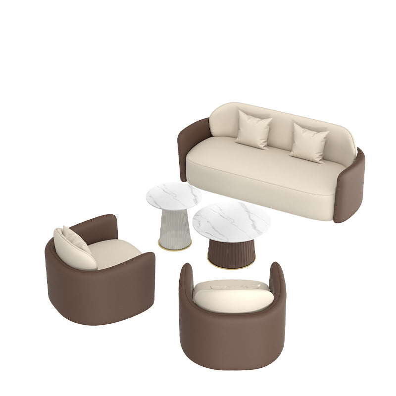 Luxury hotel lobby sofa set, b&b reception & meeting area furniture, lounge & office sofas