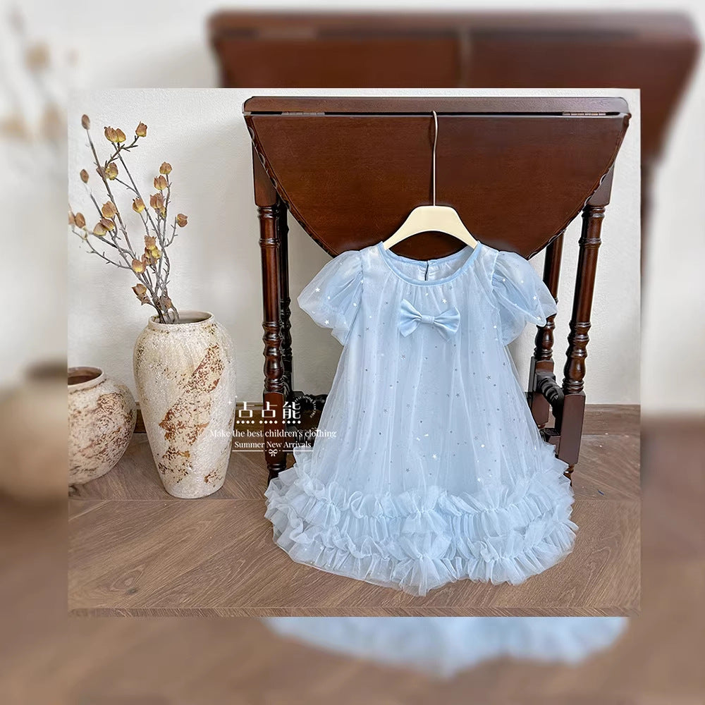 Girls' summer princess dress  new style girls' dress baby birthday chic gown