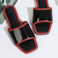 2025export beautiful women's sandals and slippers women's summer new product outwearclassyfashion sandals with hemming and color matching