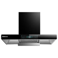 Wholesale high suction range hood for home kitchen top suction european style small t-shaped automatic cleaning and exhaust range hood