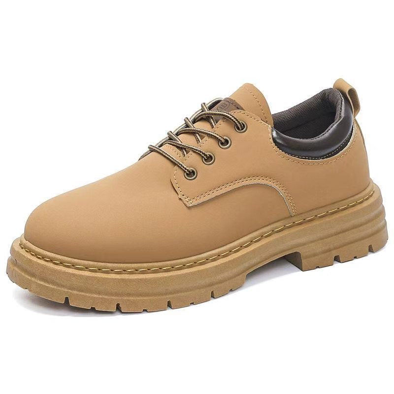 New arrivalabrasion resistantlow ankle short bootsnew arrivalspring summermenretro british stylebootseasiest for matchthick solecasual shoes