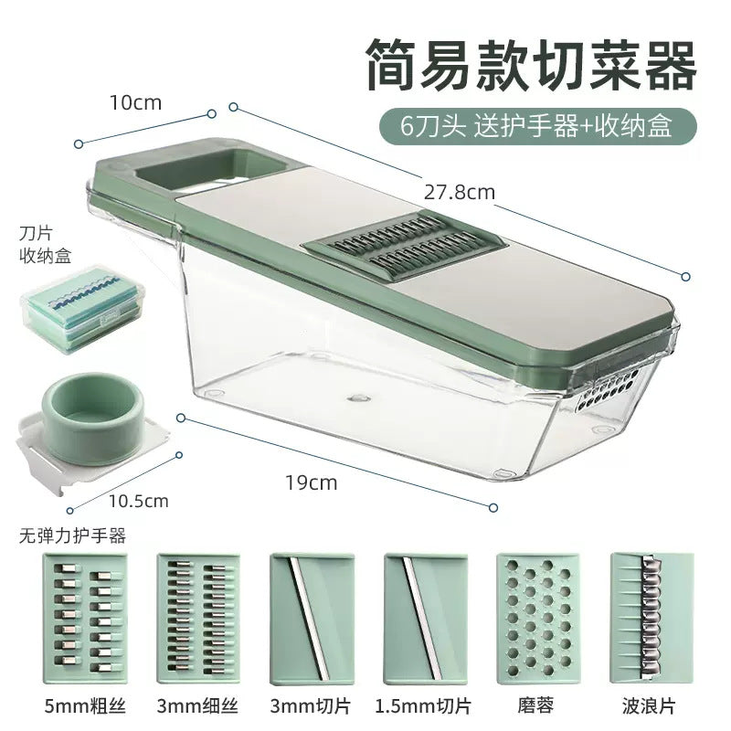 Multifunctional grater stainless steel vegetable cutter for home potato shreds cucumber slicer grater vegetable cutting handy gadget