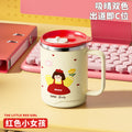 304 stainless steel coffee cup, high-looking double-layer anti-scalding family mug, creative water cup gift