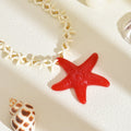 Bohemian beaded necklace wholesale european and american cross-border shell jewelry high-end exaggerated starfish pendant necklace for women
