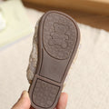 Customizable half-slippers for girls, summer fairy style, closed-toe children's shoes, versatile non-slip, fresh, light luxury, flat princess shoes