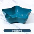 Cute star-shaped fruit and snack plate - perfect for home, living room, coffee table - dried fruit, candy, and fruit storage