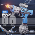 wholesale hot-selling fire-breathing electric water gun, ice mouse fire light, manual and automatic ice explosion foreign trade electric water gun toy