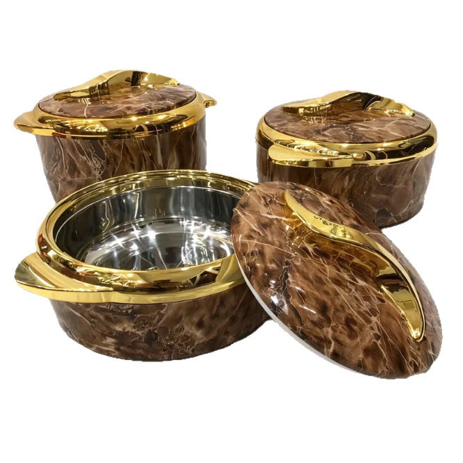 Factory price cartons full box export 3pcs insulation box 1.5l-2.0l-2.5l hot selling food warmer