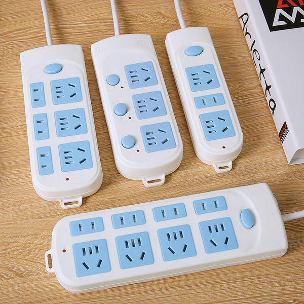 Wired multi-purpose plug-in board socket socket household porous power strip multi-plug wholesale multi-plug with wire multi-function plug-in board