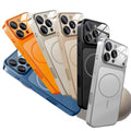 Corning instant transform apple 17 phone case - minimalist, drop-proof, instantly converts to iphone 17 pro max, matte finish, magnetic phone case