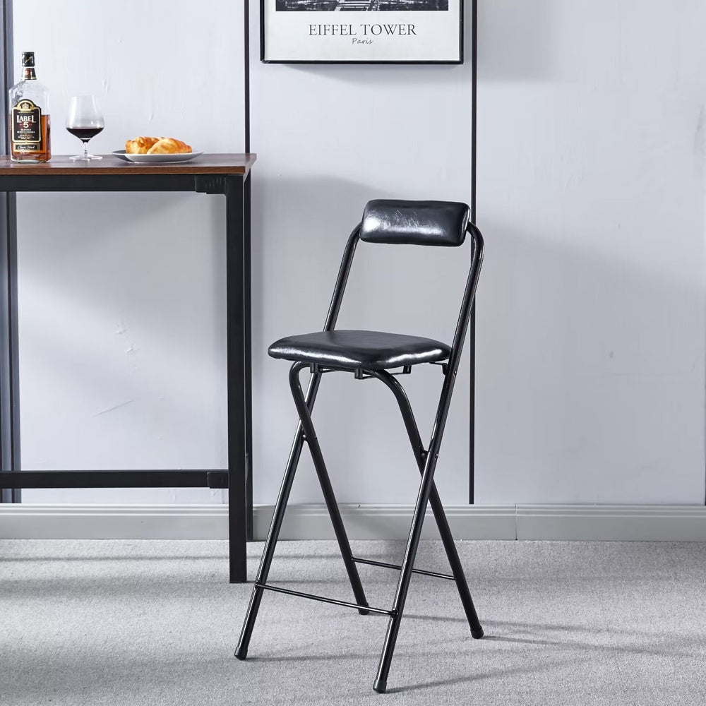 Portable foldable bar chair cashier counter bar chair front desk chair bar stool casual backrest dining chair bar counter default item