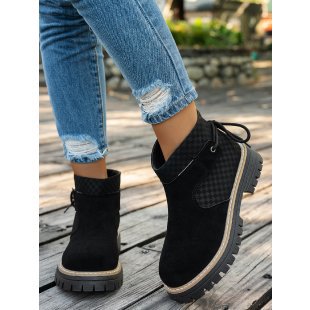 plus sizeboots women's fall and winternew arrivalknee socks classic big toe short boots british style high-top rhubarb boots