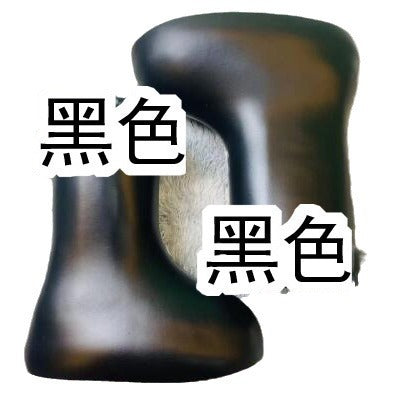 Foreign trade animation creative unisex rain boots big red shoes A red children's wooden shoes cartoon cute rain shoes combat boots