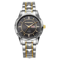 Wholesale men's watches: premium, cross-border, luminous, waterproof, dual calendar, rivet steel band quartz watch ⌚ - cross-border watch