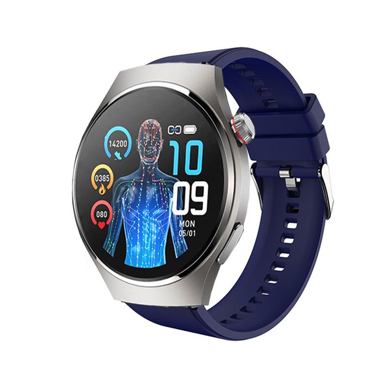 2025 precision non-invasive blood glucose monitoring smartwatch: measures blood uric acid, lipids, blood pressure, heart rate, and body temperature. features nfc payment and smart calling