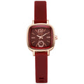 Ouki new tiktok cross-border high-value in-stock square watch silicone strap student watch women's watch wholesale