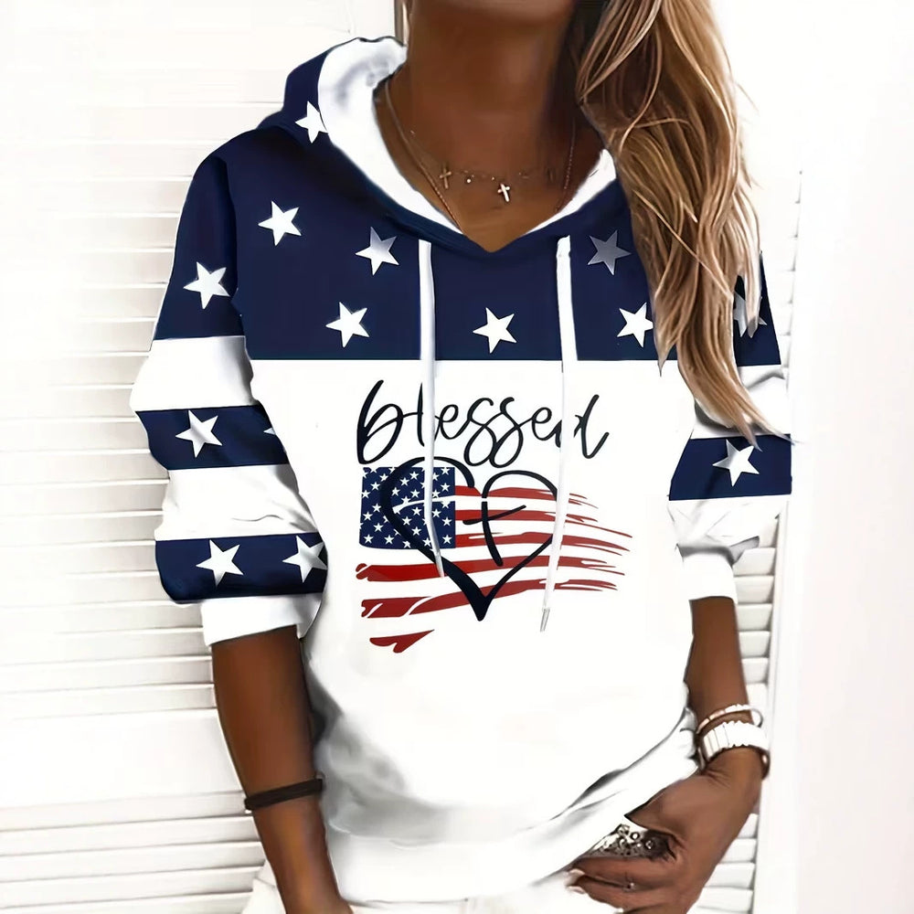 hot-selling women's hoodies, new casual loose long-sleeved hooded sweatshirts, dropshipping available