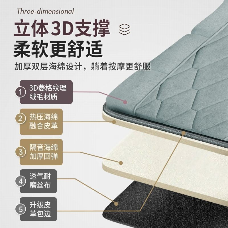 multifunctional heated massage mat - shoulder, neck, and back massage cushion - home use multifunctional massager - massage pad