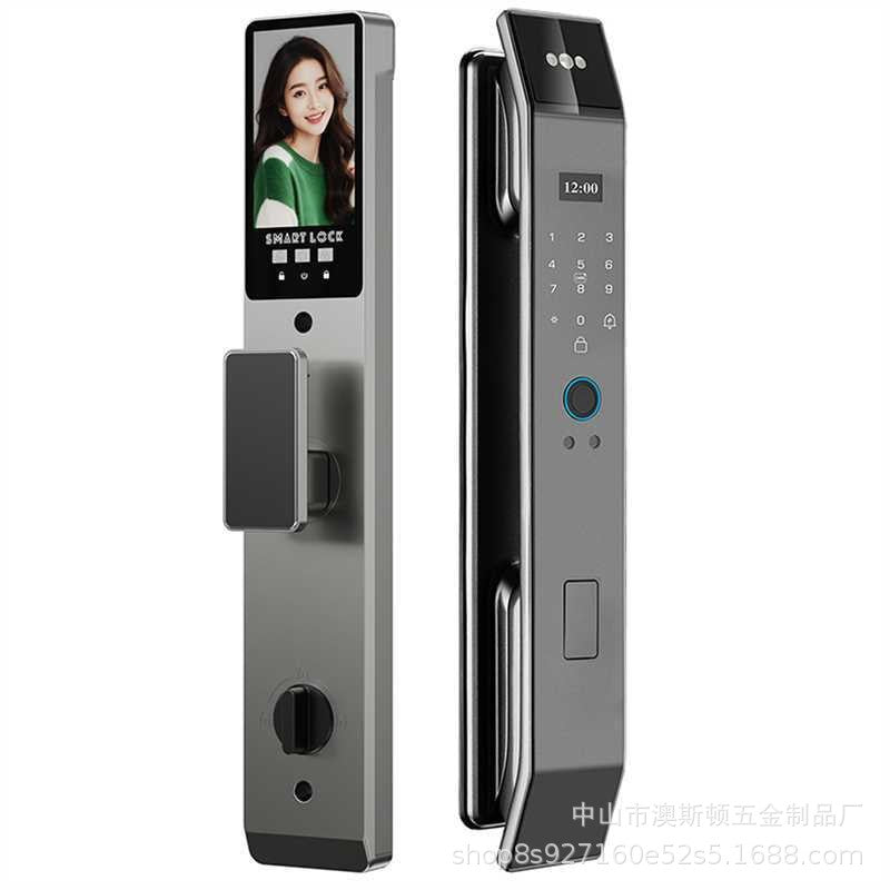 3d face recognition smart lock electric digital lock wishome biometric fingerprint smart door lock tuya app