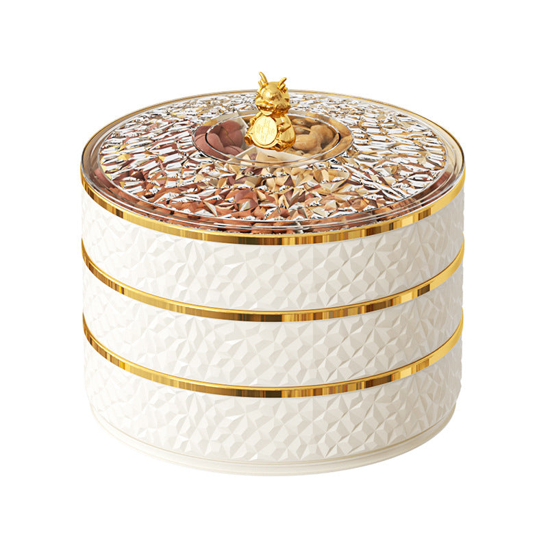 Fruit plate household living room coffee table new fruit plate candy box snack plate placed dried fruit plate candy plate storage box