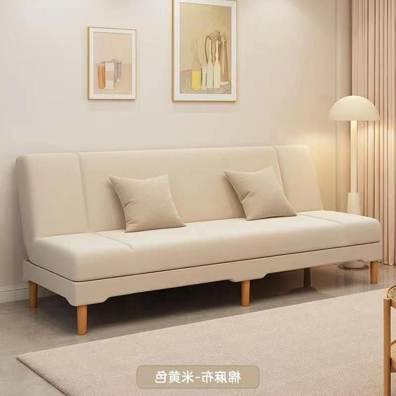 Multifunctional sofa bed - convertible fabric sofa, easy-to-assemble single sofa bed for living rooms, rental properties, and small apartments