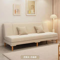 Multifunctional sofa bed - convertible fabric sofa, easy-to-assemble single sofa bed for living rooms, rental properties, and small apartments
