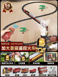 Christmas series retro steam train [upgraded remote control model] lithium battery set 9065b