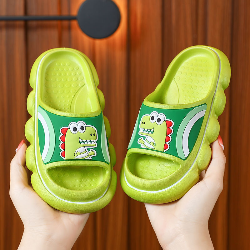 Kids' slippers 2023 new styles: boys' and girls' summer home slippers - anti-slip, anti-collision, soft sole, cartoon design - wholesale