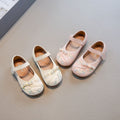 Girls' hanfu shoes, embroidered chinese style shoes for kids,  summer new collection, girls' princess flats, soft sole leather shoes for baby girls