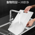316 stainless steel thickened antibacterial and anti-mold double-sided 304 cutting board - household kitchen fruit chopping board, large rolling board