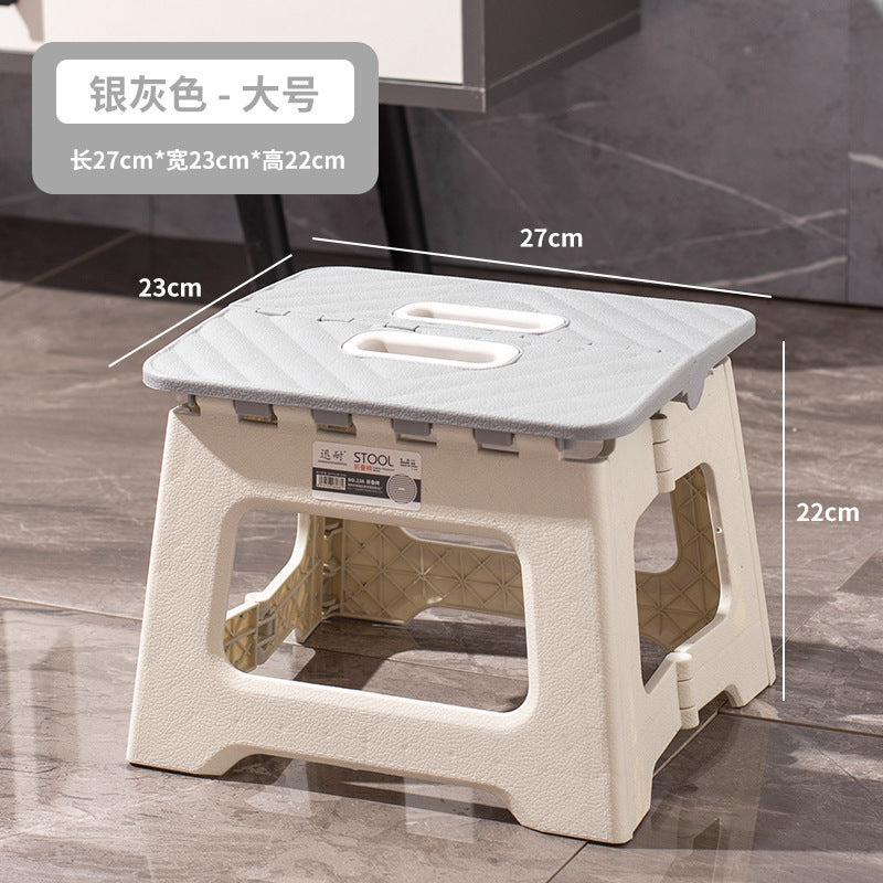 Foldable stool, thickened adult chair, portable home & outdoor camping chair, handheld durable student chair