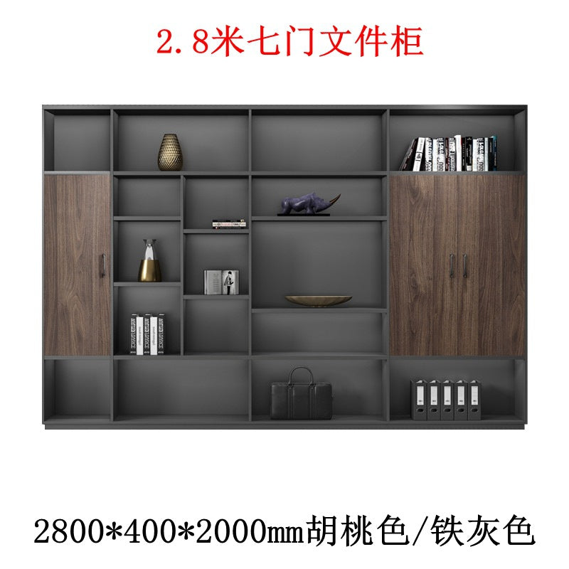 Boss table bookcase casual storage storage cabinet furniture office background file cabinet information cabinet wooden floor cabinet