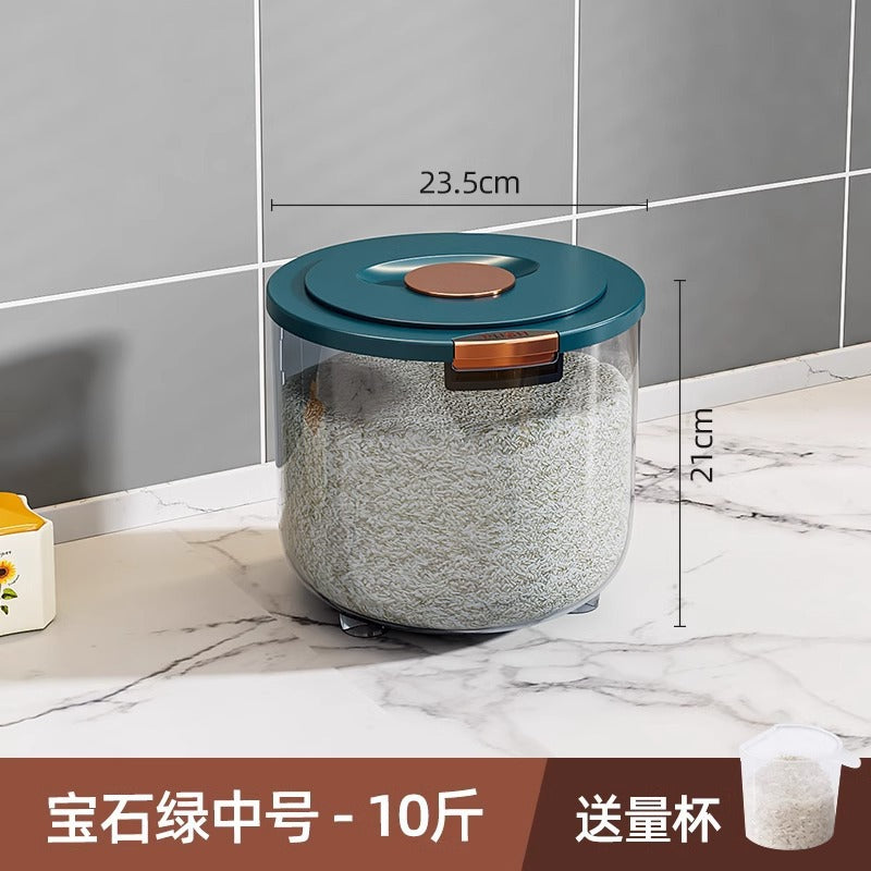 Rice bucket household insect-proof moisture-proof sealed bucket rice bucket rice flour storage tank container large capacity rice bucket box