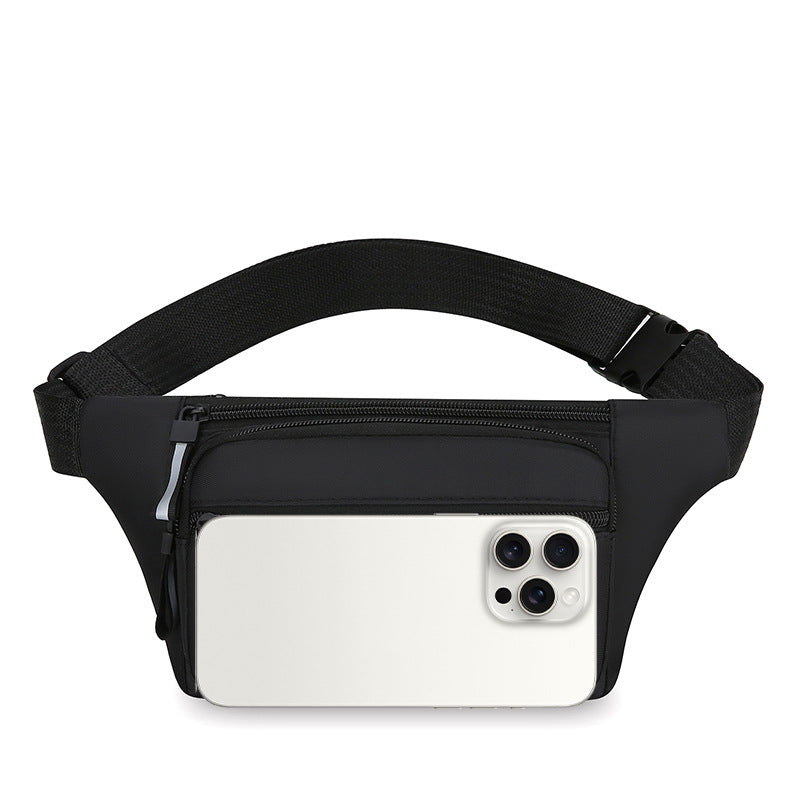 New multi-functional men's and women's sports fanny pack portable cashier business chest bag commuting simple shoulder messenger bag