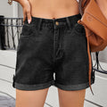 European and american cross-border foreign trade women's summer  independent station american style personalized sweet and spicy denim versatile shorts hot pants
