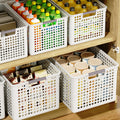 Miscellaneous storage box, household snacks, toys, plastic storage basket, dormitory desktop book storage box
